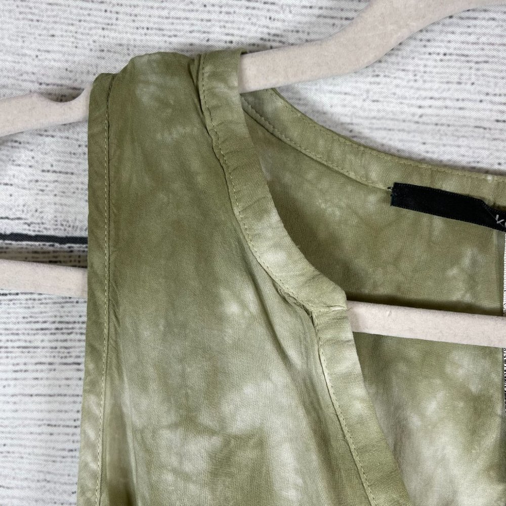 Kensie Women's Dusty Olive Combo Tie-Dye Rayon Dress Sz M - Picture 4 of 10